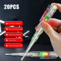 1-20Pcs Intelligent Voltage Tester Pen AC Non-contact Induction Test Pencil Voltmeter Power Detector Screwdriver Indicator