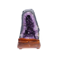 【吉祥水晶】巴西紫水晶洞 16.7kg(深邃亮眼 財源廣進)