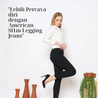 SLIM AMERICAN JEANS/Jeans premium/Jeans/Legging Jeans/Jegging/Legging Jeans - Motifashion
