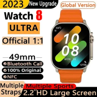 Smart Watch 8 Ultra For Apple Watch Ultra IWO Ultra NFC Smartwatch Series 8 Bluetooth Call 2.2 Inch Wireless Fitness Watch