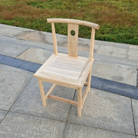 太師椅 中式實木圈椅靠背椅白胚榆木太師椅辦公椅官帽椅餐椅圍椅橡木椅子『CM47314』