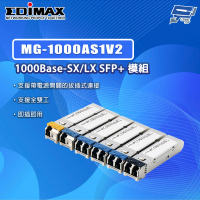 【CHANG YUN 昌運】EDIMAX 訊舟 MG-1000AS1V2 1000Base-T SX LX SFP 光纖模組