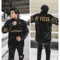 Jaket Pria Wanita Distro Terbaru Jaket Cagoule Sherpa Optimize Black Full Bordir Original / Jaket Te