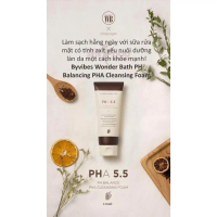 Sữa Rửa Mặt Byvibes Wonder Bath PH Balancing PHA Cleansing Foam