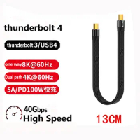 Type-C to Type-C USB4 PD 100W 40Gbps high-speed transmission charging support 8K 60Hz for Thunderbolt 4 Fast Charging Cable