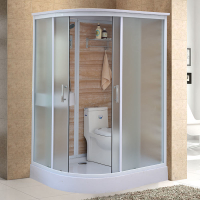 【淋浴房】整體淋浴房帶馬桶一體式淋浴房整體衛生間含馬桶洗臉盆