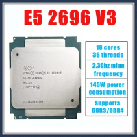 Used Intel XEON E5 2696V3 E5 2696 V3 Processor SR1XK 18-CORE 2.3GHz Better Than LGA 2011-3 CPU