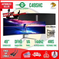 TITAN ARMY 49" Ultrawide Curved 144Hz 4ms Type-C Gaming Monitor (C49SHC)