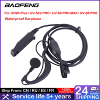 2024 BAOFENG Waterproof Headsets Suitable For BaoFeng UV-S22 PRO / UV-9R Plus / UV-68 PRO MAX/UV-98 PRO Waterproof Walkie Talkie