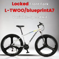 26/27.5/29 inches Aluminum alloy frame Mountain bike off-road Bicycle 21/24/27/30speed Double disc brake Shock absorption aldult
