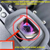 1PCS NEW for Sony A7R2/A7M2/A7S2/A7M3/A7R3/A9/ Viewfinder Glass Frame Eyepiece Lens