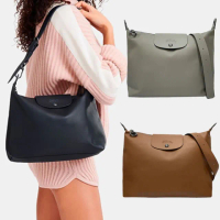 【LONGCHAMP】Le Pliage Xtra M Hobo半月形單肩包(多色)