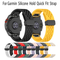 22mm 26mm For Garmin Fenix 7XPro Silicone Quick Release Strap Belt For Fenix5 5X 5SPlus 6 6X 6SPro Watch Band Instinct Wristband