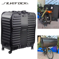 SILVEROCK Bicycle Luggage Travel Case Transport Carry Roll Packing Bag for Brompton PIKES 360 3SIXTY Folding Bike