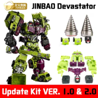 Jinbao Devastator Update Kit Parts Ver 2.0 Transformation Action Figure Toy Masterpiece Movie Model Deformation Car Robot