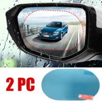 2PCS Car Sticker Rainproof Film For Car Rearview Mirror Car Rearview Mirror Rain Film Clear Sight In Rainy Days