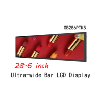 OB286PTK5 28.6 inch stretched bar monitor display, 1920x540, View Area：698.4*196.43mm
