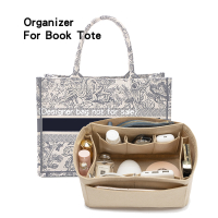 กระเป๋าใส่กระเป๋าแต่งหน้า,Felt Bag Organizer With Pouch,Women Handbag Cosmetic Liner Tote Shaper For Book Tote