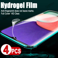 4PCS Soft Film For Samsung Galaxy A52 A22 4G/5G Safety Hydrogel Film On Samsung A 52 72 Protective Film HD Not Tempered Glass