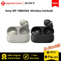 Original New Sony WF-1000XM4 Industry Leading Noise Canceling Truly Wireless Earbud Headphones with Alexa Built-in - Black