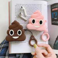 3D Cartoon Faeces Earphone Case For AirPods1 2 3 Cute Or Feces iPhone Headset Cover For Air Pods Pro Silicone Shell
