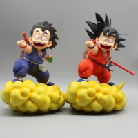 20cm Dragon Ball Z Figure Son Goku Anime Figure Cloud Goku Figurine Statue Pvc Model Doll Collectible Decoration Toys Xmas Gifts