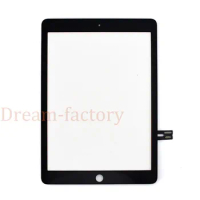 10pcs For iPad 2018 A1893 A1954 Touch Screen Digitizer For iPad 6 6th Gen Front Sensor Panel Glass Black White 9.7" DHL Shipping