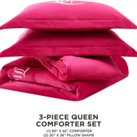 Comforter Set - Gothic Design Bedding - Queen - 3 Piece Set Includes (1) 90" x 92" Comforter and (2) 20" x 26" Shams