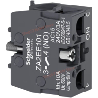 ZA2EE101 Auxiliary contact module - 1NO, button attachment Schneider