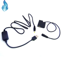 DMW DCC15 Coupler DMW-BLH7 Battery + USB Cable Adapter Fits Power Bank DC 5V 2A for Panasonic Lumix DMC GM1 GM5 GF7Cameras