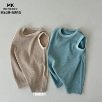 In stock [24h shipping] 2 months-1.5 years old baby pure cotton romper, Korean style simple sleevele