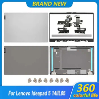 New Laptop Top Case For Lenovo Ideapad 5 14IIL05 14ARE05 14ITL05 14ALC05 LCD Back Cover Front Bezel Hinges Hingecover Screws