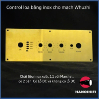 COD Mặt control loa inox cho Wuzhi TB21 ,ZK 502T ,1002T ,152T ,302T ,LT22 khắc laser siêu bền