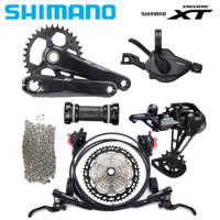Shimano Deore XT M8100 1X12 Speed Groupset 12S Shift Lever Rear Derailleur CN Chain 12V 10-51T Cassette Crankset MT801 Brake