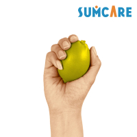 【勝美爾SUMCARE】台灣製 樂齡握力檸檬球-黃色(刺激手部肌肉 好攜帶 TPR)