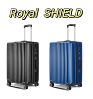 皇家盾牌 ROYAL SHIELD 24吋 首件之盾 防爆拉鍊 旅行箱/行李箱-4色