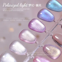 NEW Highlight Series Gel Polish Diamond Glitter Gel Semi-permanent Holographic Soak Off UV Gel Varnish DIY Nail Art