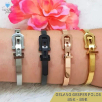 Gelang gesper polos Titanium