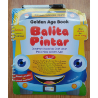 WIPE & CLEAN BOOK Golden Age Book Balita Pintar (BONUS SPIDOL)