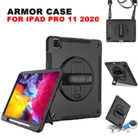 Case For iPad Pro 11 inch 2020 Tablet Case Heavy Duty Shockproof Silicone Rugged Stand Holder Cover for iPad Pro 11 2020 Funda
