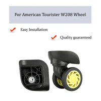 For American Tourister W208 Universal Wheel Trolley Case Wheel Replacement Luggage Pulley Sliding Casters wear-resistant Repair
