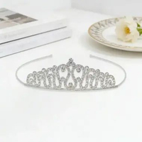 OEM RB-K81 Mahkota Anak Perempuan Bando Mahkota Wanita Korea Fashion Bando Princess / Bandana Mahkot