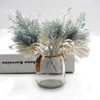 Artificial Flower fake high quality flower Pine For DIY Scrapbooking Decorative Wreath home garden decor Wedding Decoration
