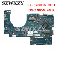 Original 862259-601 862259-001 For HP OMEN 17-W 17-T Laptop Motherboard DSC 965M 4GB i7-6700HQ CPU DAG37AMB8D0 Full Tested