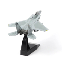 เครื่องบินโมเดล Eagle อเมริกัน F-15C, เครื่องยนต์คู่ 1:100 โมเดลเครื่องบินขับไล่โลหะหล่อ, เหมาะสำหรั