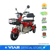 Viar Sepeda Listrik Roda 3 - VIAR ER1 N (New) [OTR JABODETABEK] Red Bekasi