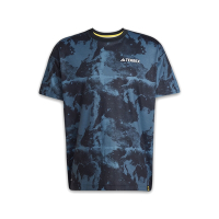 Adidas NG U A.R Aop T 男款 藍色 運動 休閒 慢跑 訓練 國家地理頻道 亞規 短袖 JD5959