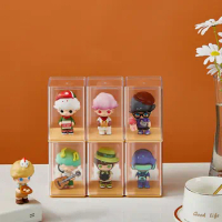 Transparent Acrylic Display Box Single Cartoon Doll Toy Display Stand Dustproof Storage Box for Collectibles Figures Dolls