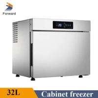 Food Freezer 32L Large Capacity Ice Cream Freezer Table Top Blast Freezer for Food Preservation