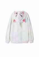 Desigual Desigual Girl Tie-dye unicorn hoodie.